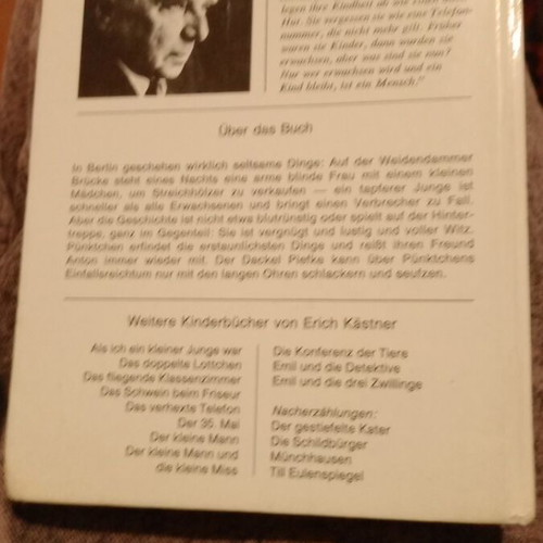 Pünktchen und Anton by Erich Kästner used, German language