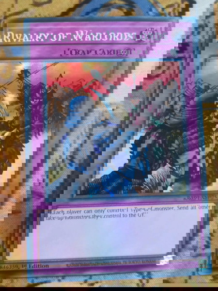 3) Rivalry Of Warlords (Super Rare, Yugioh)