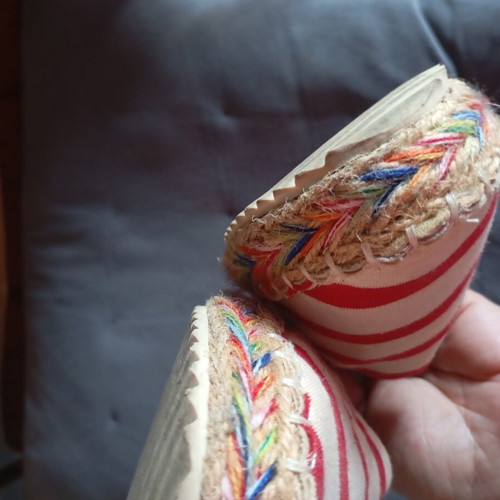 Axel summer slippers used, size 36, multicolor