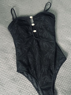 Women's black swimsuit new, size S