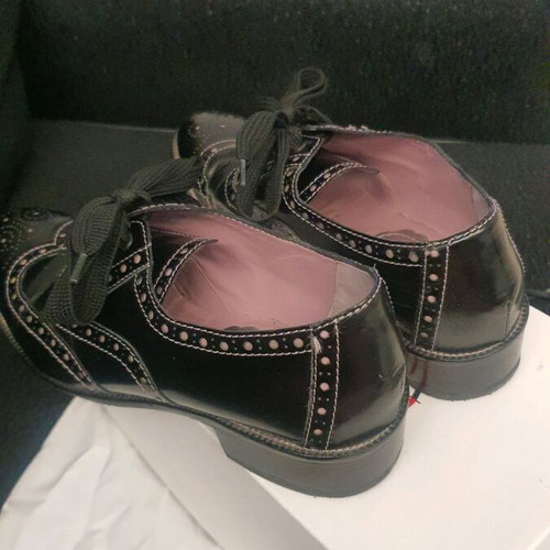 Red Valentino brogues size 38 black like new