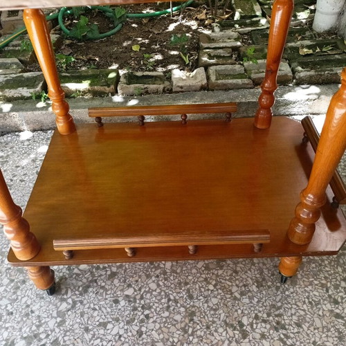 Wooden vintage bar trolley used in very good condition