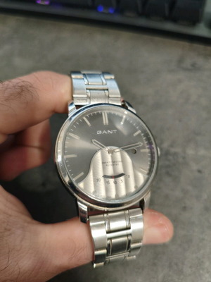 Gant Japan 10 atm men's watch used, needs battery, silver