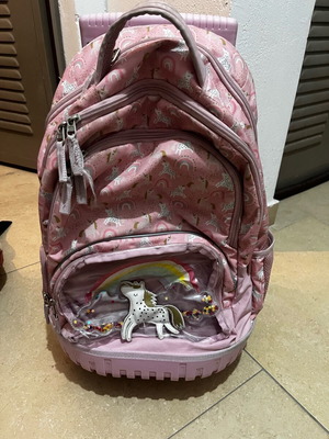 School bag with wheels used, excellent condition