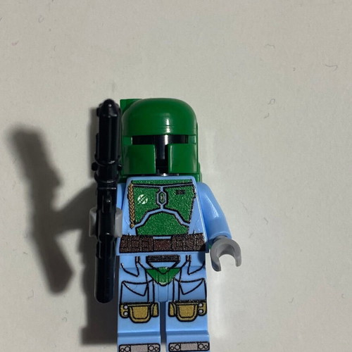 Lego Star Wars Boba Fett minifigure like new, custom printed