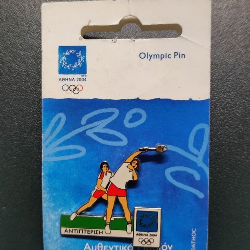 Olympic Games Athens 2004 Badminton Pin new