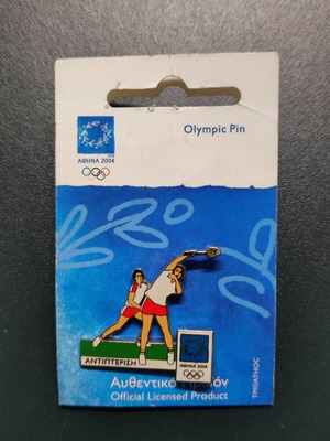 Olympic Games Athens 2004 Badminton Pin new