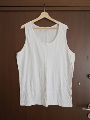 American Vintage tank top XL καινούργιο, βαμβακερό άσπρο