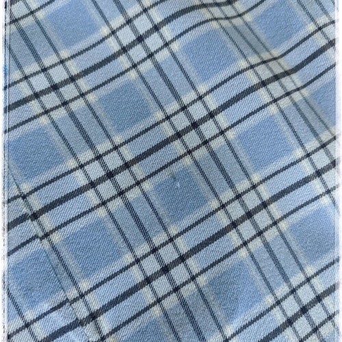 Coquette Mini Skirt used, blue checkered, size 36