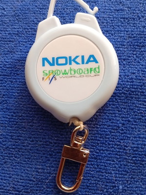 Ανασυρόμενος μηχανισμός συγκράτησης Nokia Snowboard FIS World Cup καινούργιος