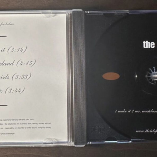 The Telephones Music for Babies EP CD 2002, like new