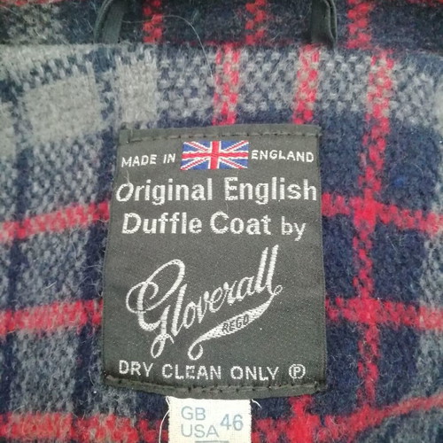 Gloverall Montgomery coat used, blue, size 56
