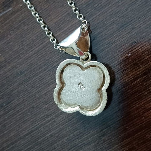 Loisir silver gold-plated necklace new, 40 cm chain