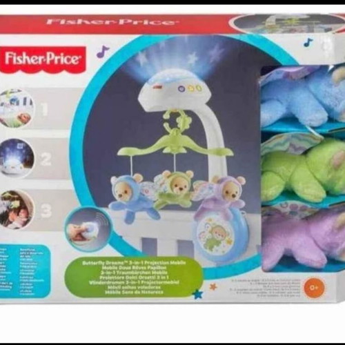 Fisher Price Rotating Baby Mobile with LED Projector like new