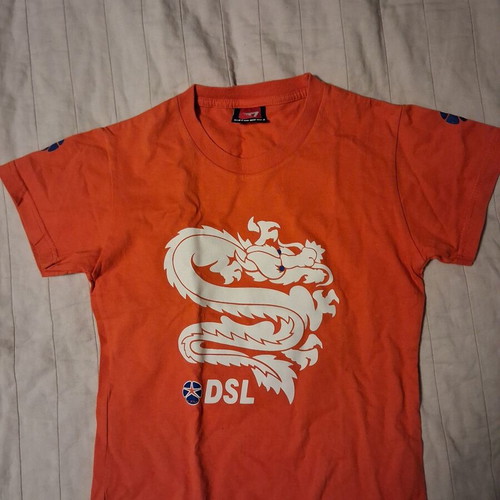 Diesel kids t-shirt like new, orange, size 8 years