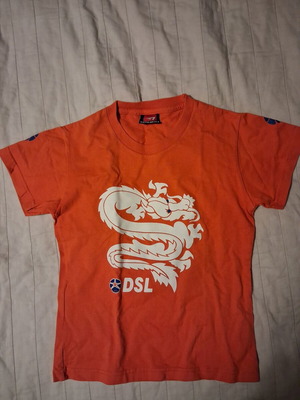 Diesel παιδικό t-shirt σαν καινούργιο, πορτοκαλί, μέγεθος 8 ετών