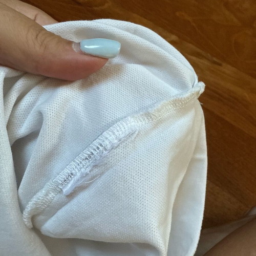 Moncler short-sleeve polo shirt for 3 years old used, white