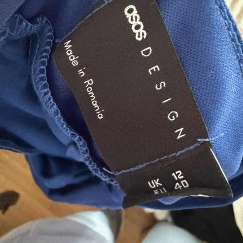Assos backless long jumpsuit like new, blue, size M