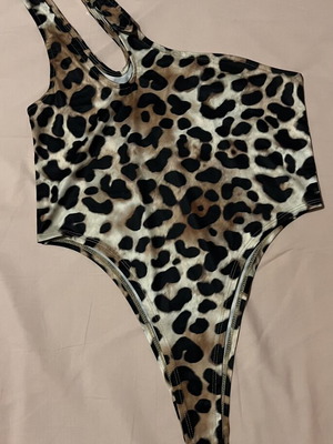 Leopard Body Hoermanseder new, size L, black and beige
