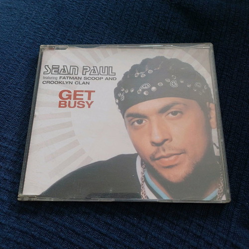 Sean Paul Get Busy CD single promo new, pop