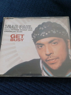 Sean Paul Get Busy CD single promo new, pop