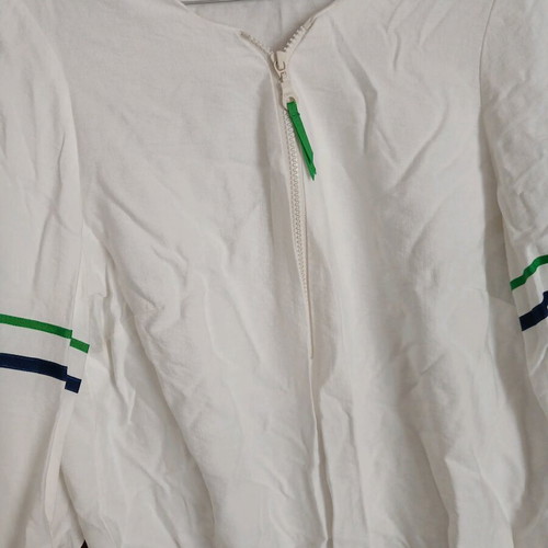 Derpouli blouse new, white with zipper