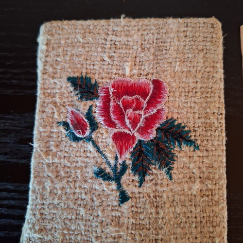 Handmade small notebook with Lokta paper, like new