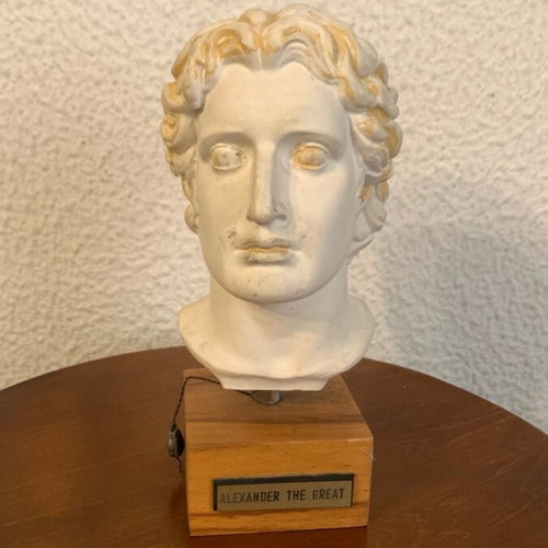 Alexander the Great decorative head used