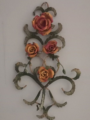 Metal hanger in romantic shabby chic style like new