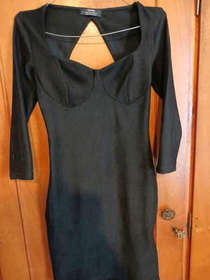 Bershka dress used, size M, black