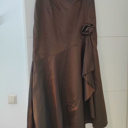 Maxi asymmetrical skirt Chicard size 48 new, brown