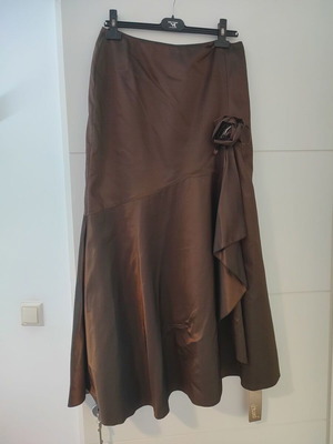 Maxi asymmetrical skirt Chicard size 48 new, brown