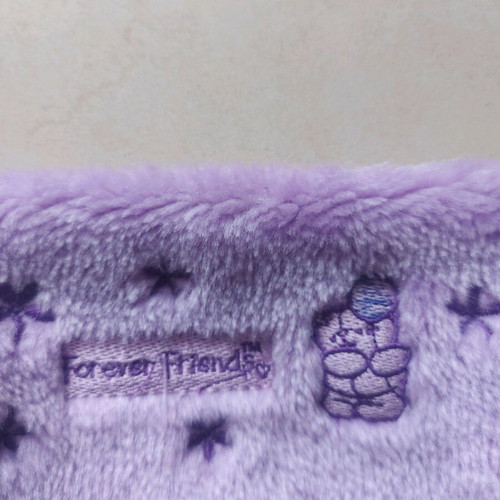 Plush purple toiletry bag like new