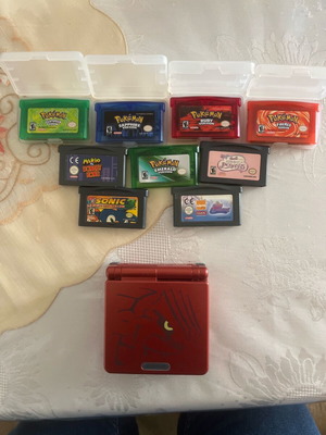 game boy advance groundon και κασέτες Pokémon και διαφορες