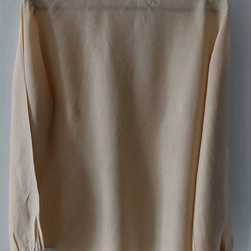 Silk women's shirt size large fitted long sleeve like new