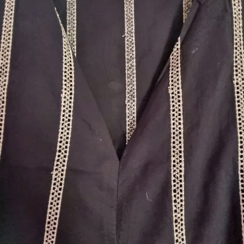 Disu caftan dress like new, black with gold thread, one size