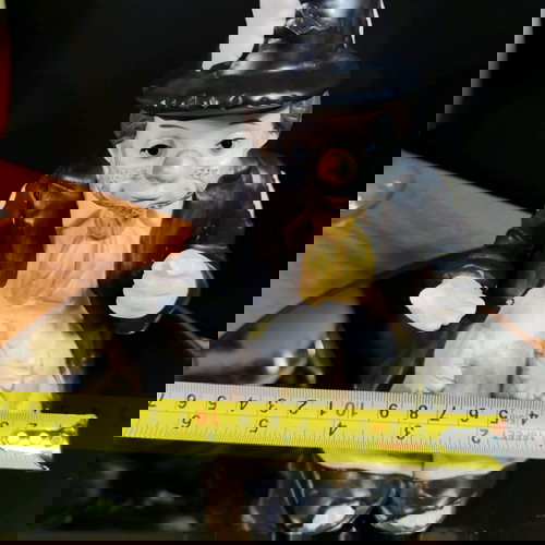 Фигурка на клоун хобо употребявана, винтидж