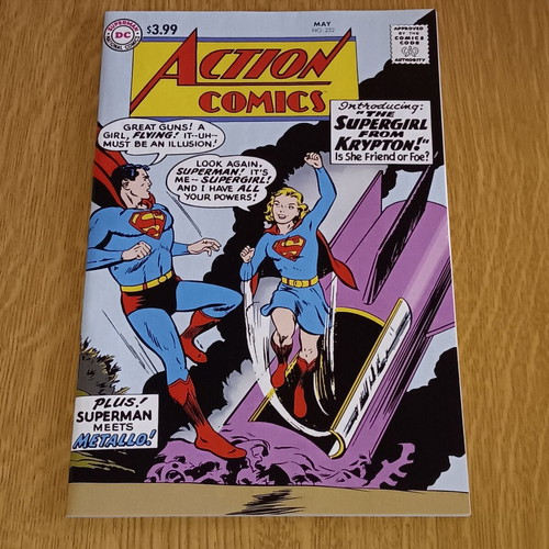 Action Comics #252 Facsimile Edition like new, first Supergirl appearance