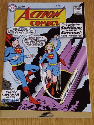 Action Comics #252 Facsimile Edition like new, first Supergirl appearance