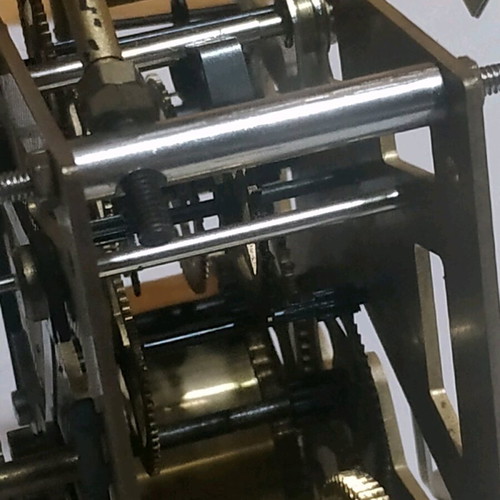 ODO wall clock mechanism like new