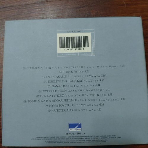 Ston P CD like new, rock tribute to Pavlos Sidiropoulos