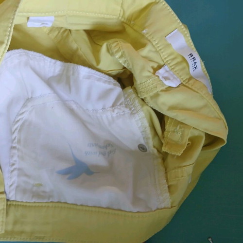 Brax yellow pants size M like new, cotton