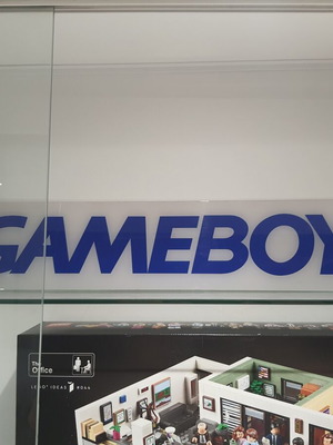 Game Boy sign like new from 90s representative
