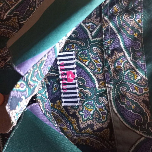 Vilagallo shirt like new, blue and green