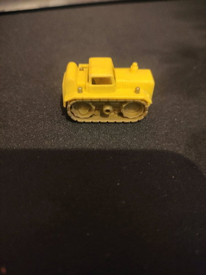 Mini vintage bulldozer toy used