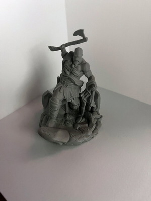 Kratos 3D Printed Figure new