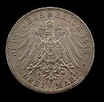  Γερμανία 3 mark 1914-F (Wurttemberg) PCGS MS 62