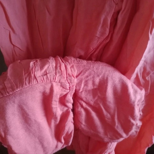 Salvari pants new, coral color, size medium, cotton, breathable