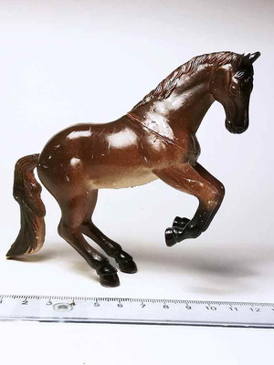 Plastic horse figure toy used