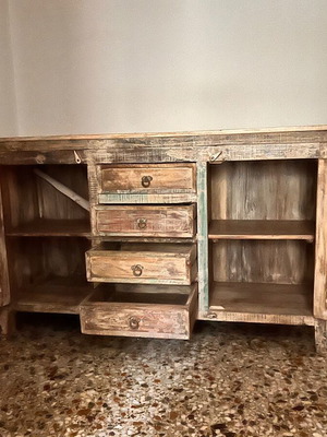 Handmade buffet rustic style solid wood new